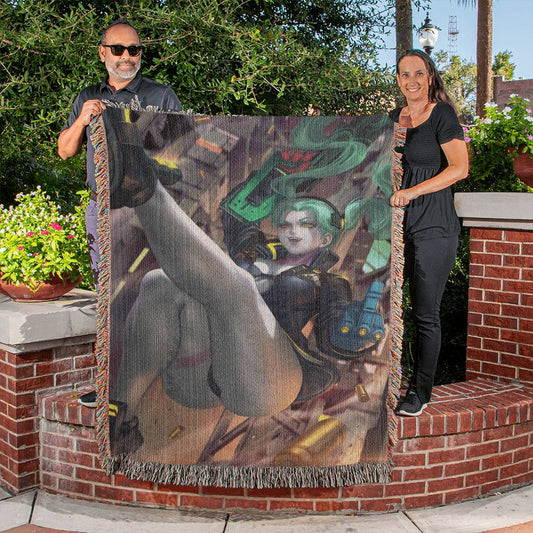 Rebecca Cyber Punk 50x60 Blanket