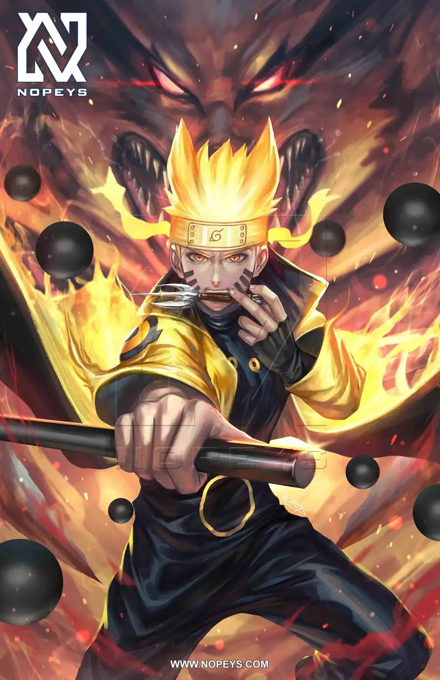 Ninja Leader Wall Art