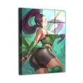 Jade Staff Strike Wall Art