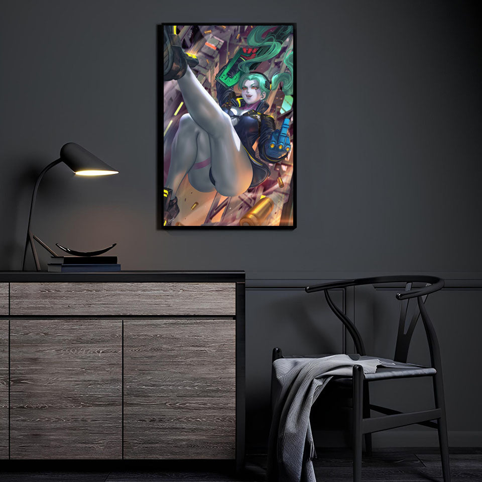 Edgerunners Fury Wall Art