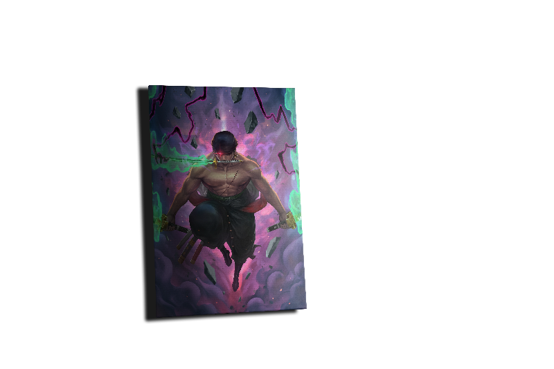 Demon Aura Swordsman Wall Art