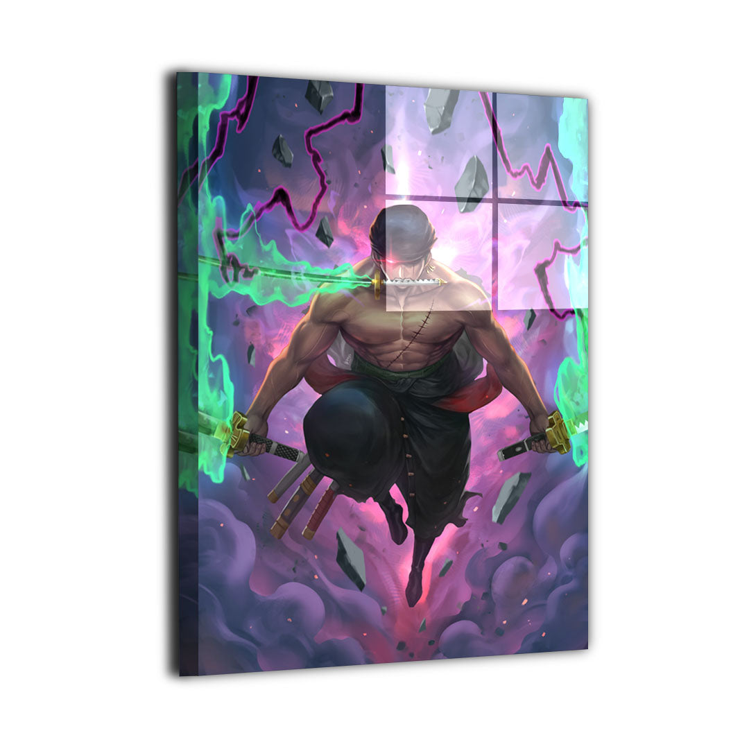 Zoro Wall Art | One Piece Acrylic, Canvas, Metal Prints – NOPEYS