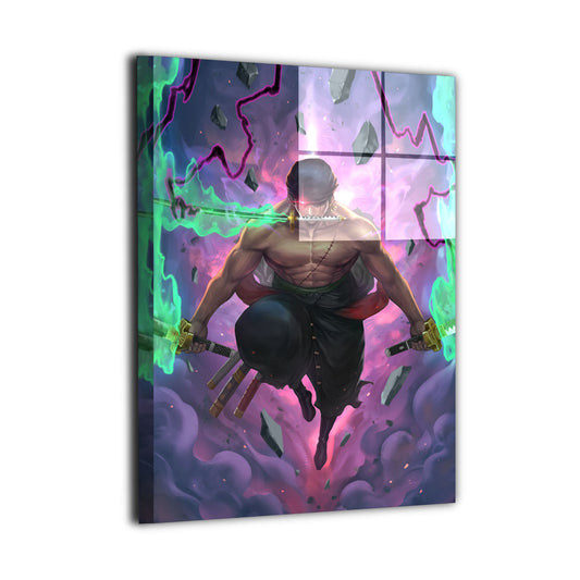 Demon Aura Swordsman Wall Art