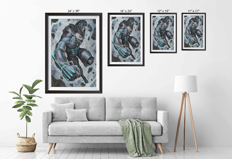 Citybreaker Kaiju Vanguard Wall Art