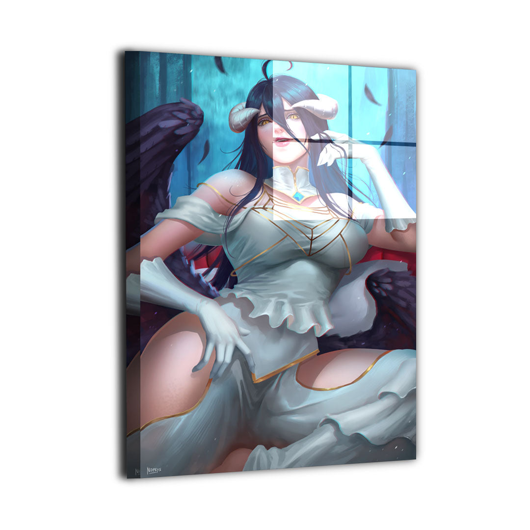 Albedo Overlord metal Print, Premium Wall Art by Nopeys