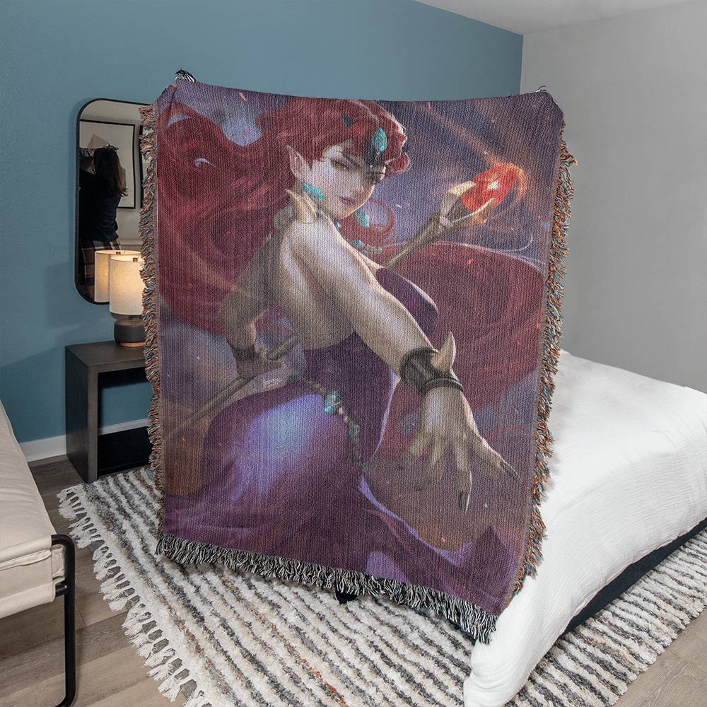 Dark Kingdom Sovereign Woven Blanket