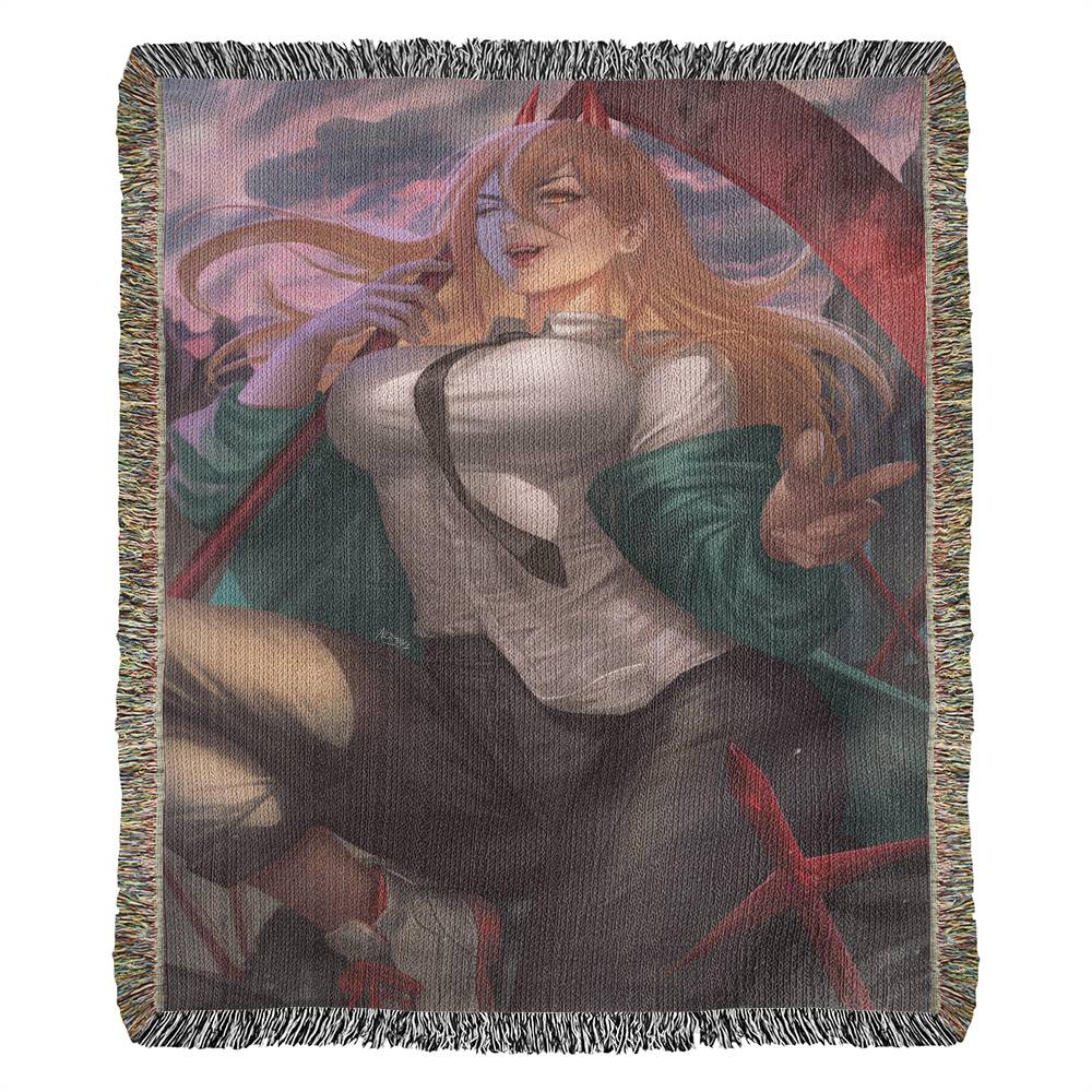 Power chainsaw man 50x60 Blanket