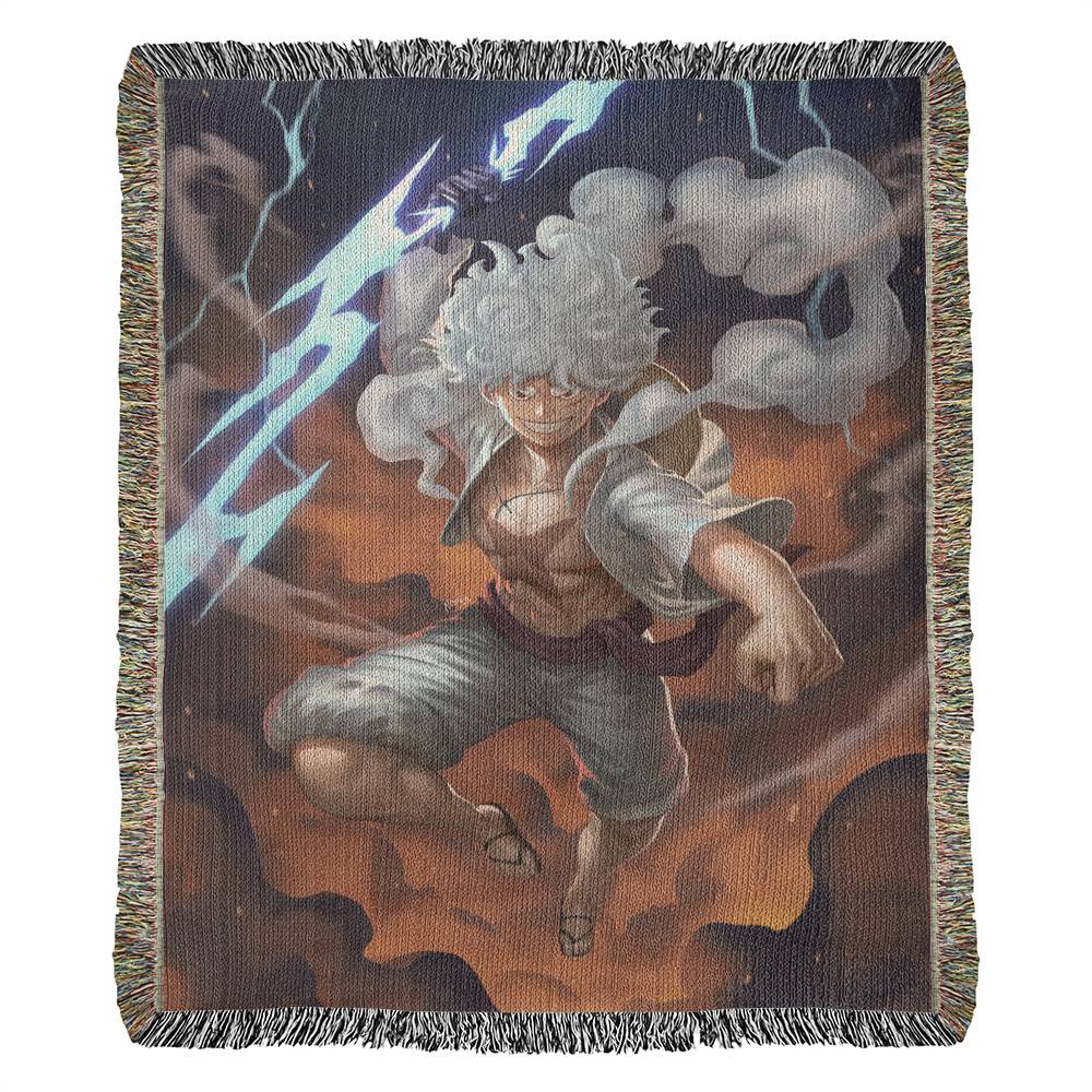 Sun God Awakening Woven Blanket