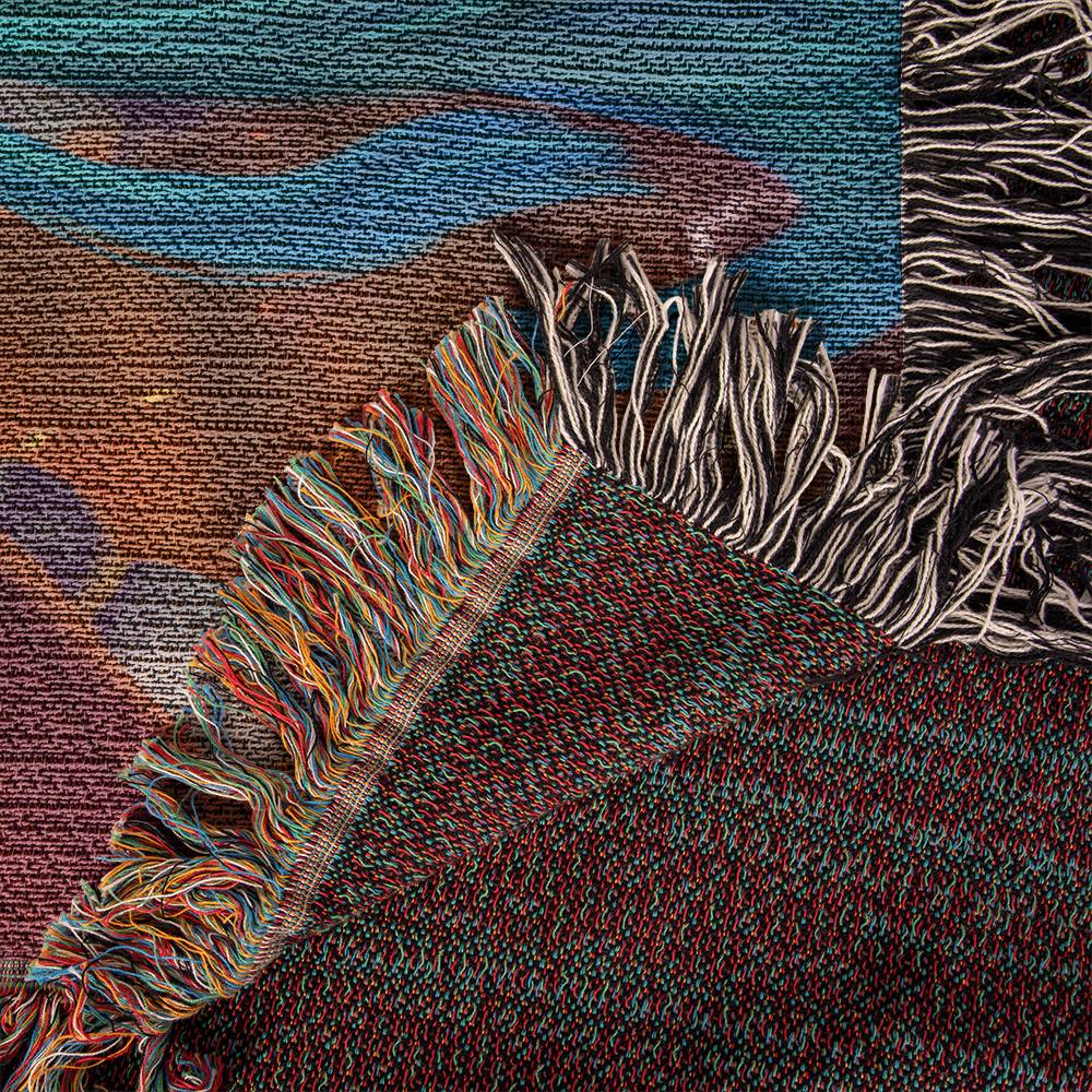 Thunderous Oni Heir Woven Blanket
