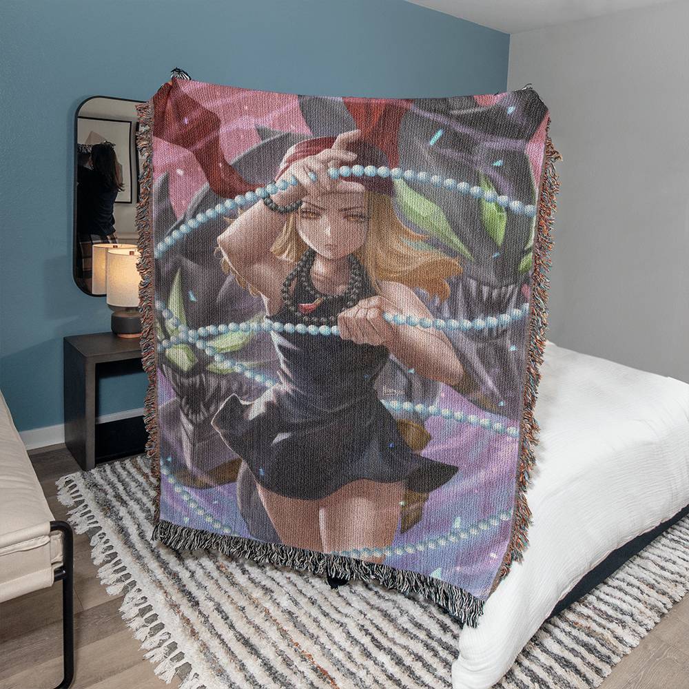 Anna Kyoyama Shaman King 50x60 Woven Blanket