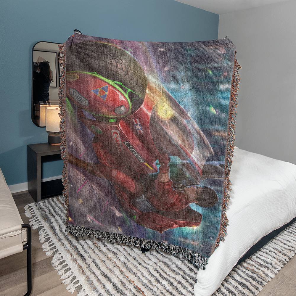 Neo-Tokyo Redline Woven Blanket