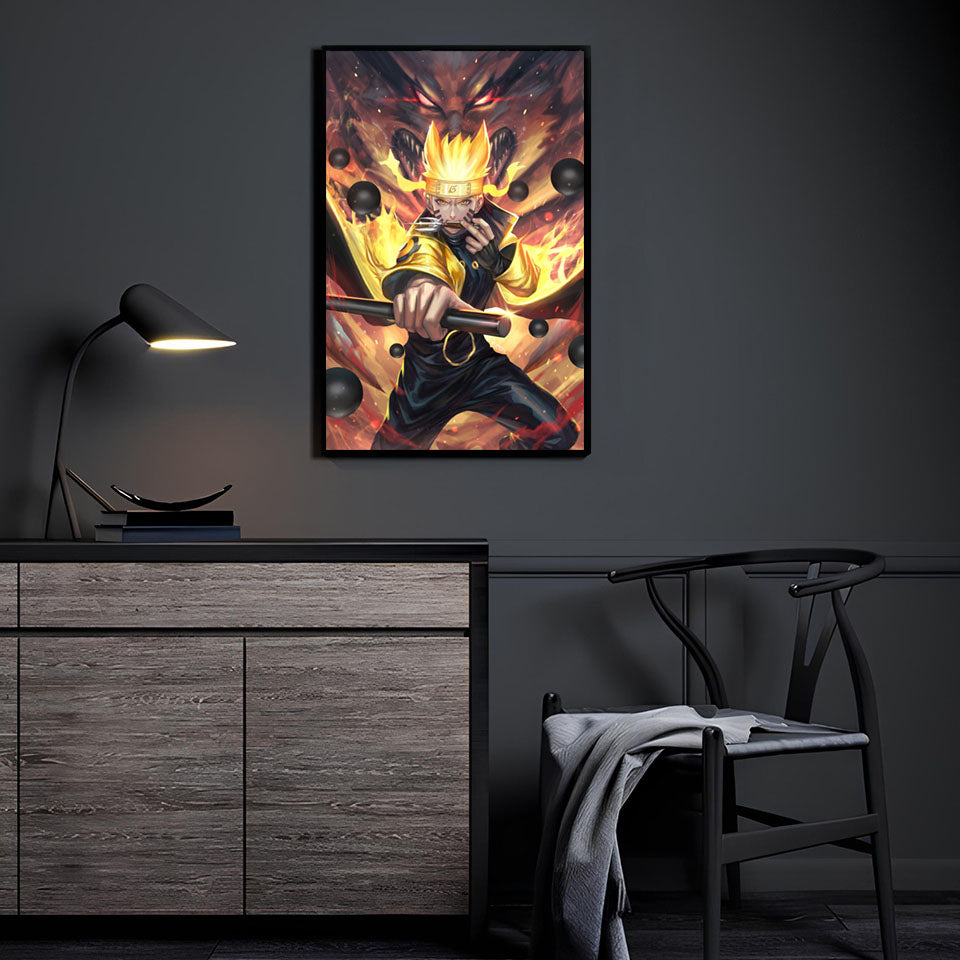 Naruto Naruto Shippuden Acrylic Print, Premium Wall Art by Nopeys