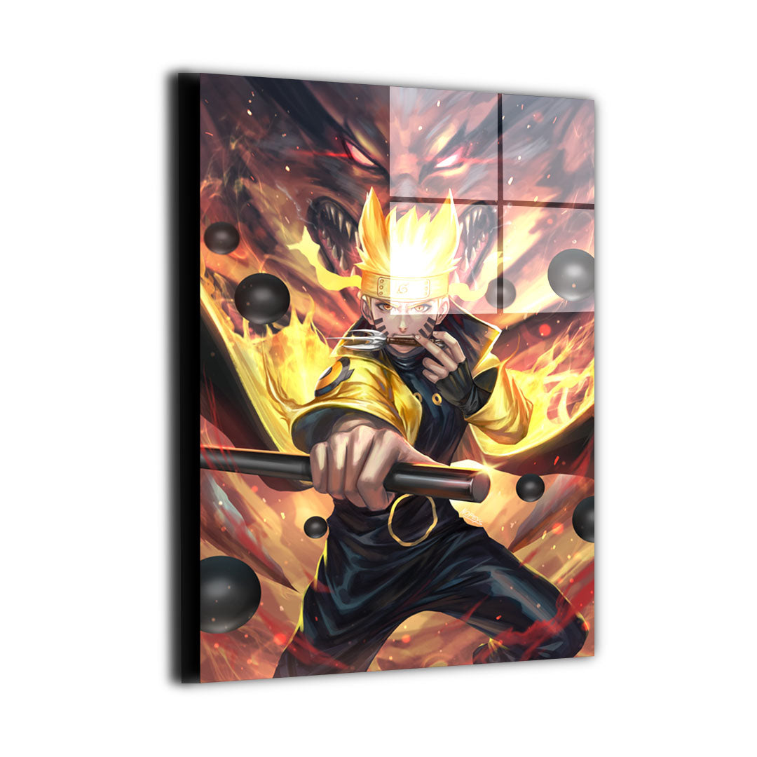 Naruto Naruto Shippuden metal Print, Premium Wall Art by Nopeys