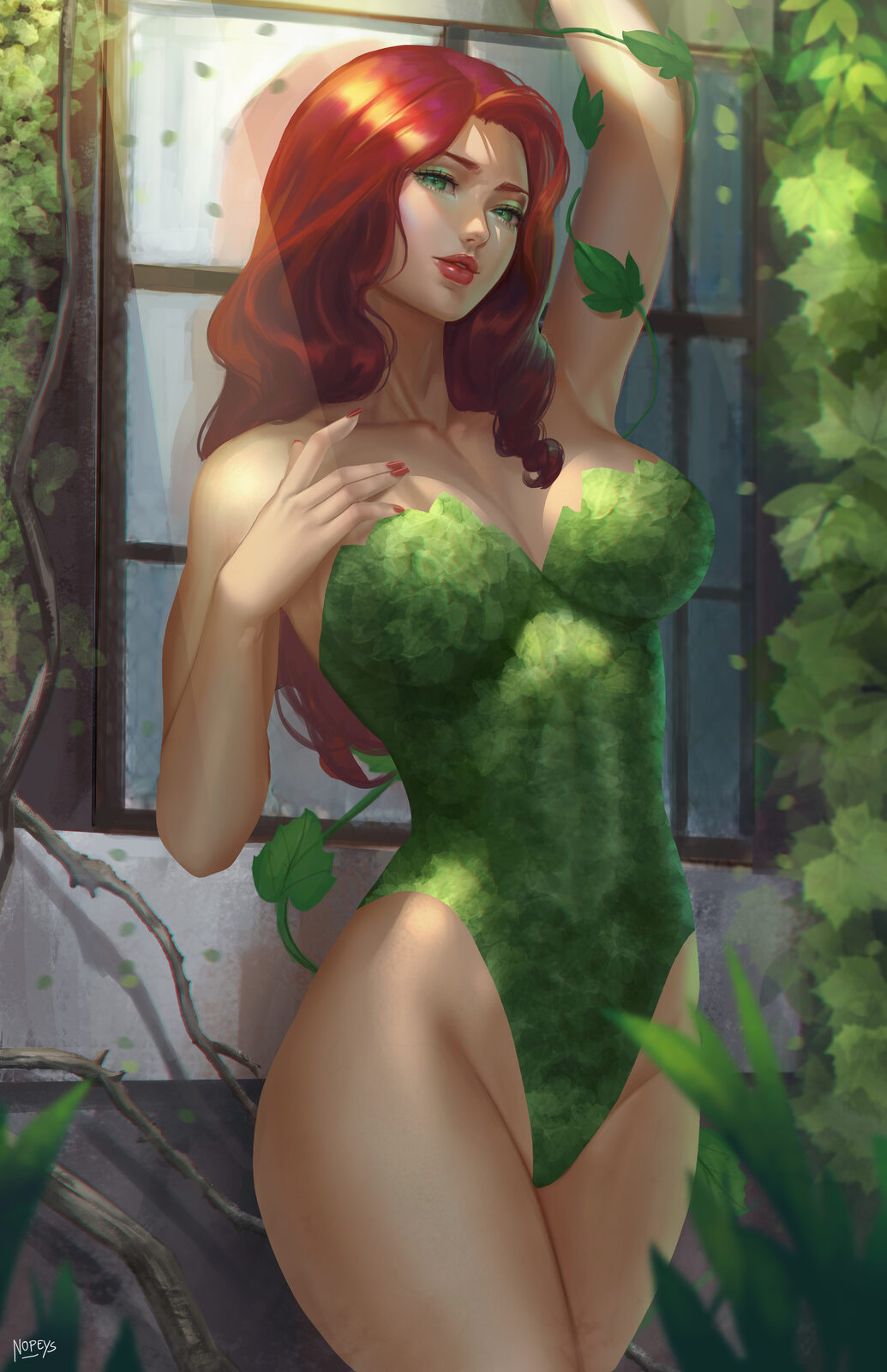 Verdant Vengeance Wall Art original artwork by Nopeys